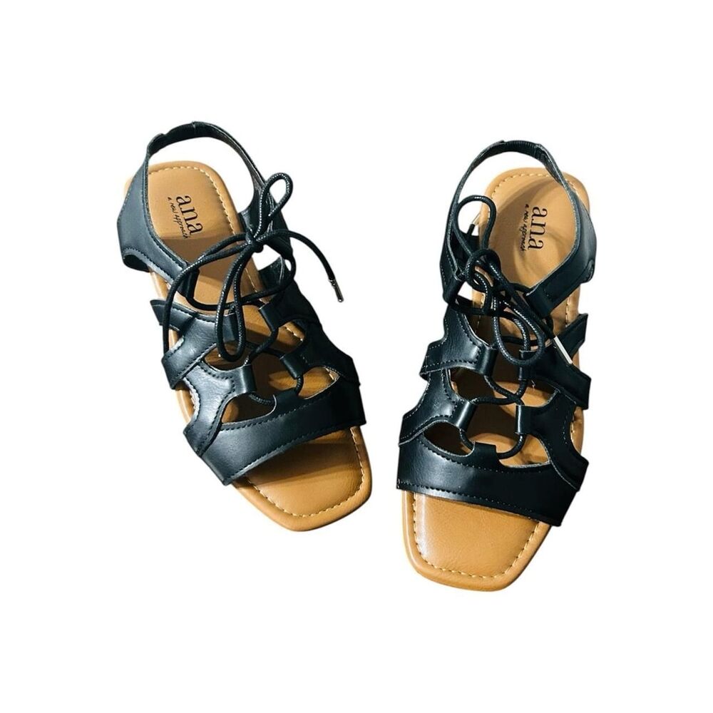 Unbranded Women's Black and Tan Sandals